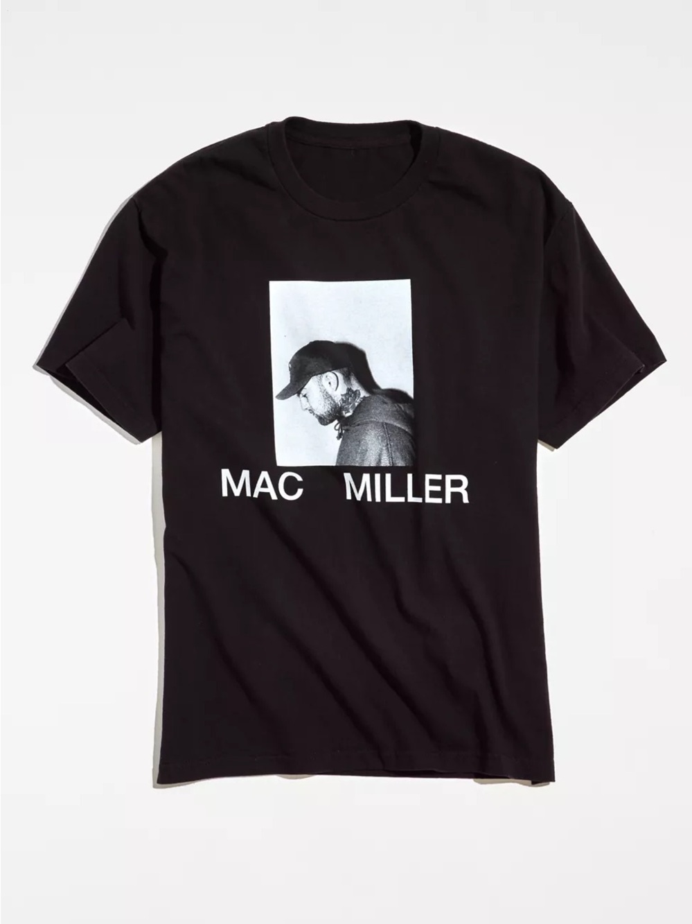 NWOT Urban Outfitters Mac Miller B&W Photo Graphic Tee Size XXL